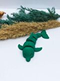 3D Hareketli Yunus Figürlü Oyuncak - Yeşil
