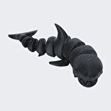 3D Hareketli Köpek Balığı Figürlü Oyuncak - Siyah