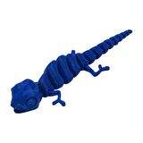 3D Hareketli Bukalemun Figürlü Oyuncak - Lacivert