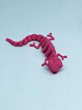 3D Hareketli Bukalemun Figürlü Oyuncak - Pembe