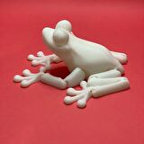 3D Hareketli Kurbağa Figürlü Oyuncak - Beyaz