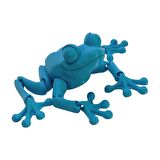 3D Hareketli Kurbağa Figürlü Oyuncak - Mavi