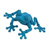 3D Hareketli Kurbağa Figürlü Oyuncak - Mavi