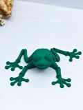3D Hareketli Kurbağa Figürlü Oyuncak - Yeşil