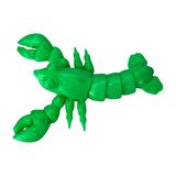 3D Hareketli Istakoz Figürlü Oyuncak - Neon Yeşili
