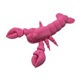 3D Hareketli Istakoz Figürlü Oyuncak - Pembe
