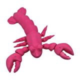 3D Hareketli Istakoz Figürlü Oyuncak - Pembe