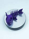 3D Hareketli Balık Figürlü Oyuncak - Mor