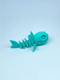 3D Hareketli Balık Figürlü Oyuncak - Turkuaz