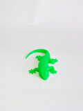 3D Kertenkele Geko Figürlü Model Oyuncak - Neon Yeşili