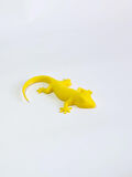 3D Kertenkele Geko Figürlü Model Oyuncak - Sarı