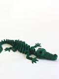 3D Hareketli İskelet Timsah Figürlü Oyuncak - Yeşil