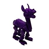 3D Hareketli Oyuncak Lama - Mor