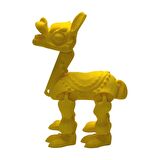 3D Hareketli Oyuncak Lama - Sarı