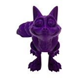 3D Hareketli Tilki Oyuncak - Mor