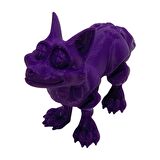 3D Hareketli Tilki Oyuncak - Mor