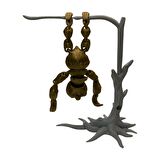 3D Hareketli Oyuncak Tembel Hayvan (Sloth) Ağaç Dekoru Dahil - Altın Kahve
