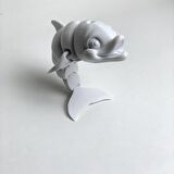 3D Hareketli Gülen Yunus Figürlü Oyuncak - Beyaz