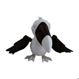 3D Hareketli Tukan Kuşu Figürlü Oyuncak - Siyah/Beyaz