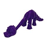 3D Hareketli Oyuncak Brakiyozor (Brachiosaurus) Dinozor - Mor