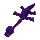 3D Hareketli Oyuncak Brakiyozor (Brachiosaurus) Dinozor - Mor