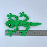 3D Hareketli Gecko Kertenkele Figürlü Oyuncak - Yeşil