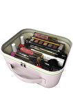 Yeni Nesil Make up Bag Makyaj Çantası Seyahat Kadın Bakım Çantası Şeffaf Kapaklı Makyaj Organizeri	Çanta