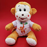 MDB Tişörtlü Sevimli Peluş Maymun