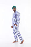 MDB Kocabey 4007 Uzun Kol Çizgili Gaffur Erkek Pijama Takım