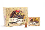 MDB Clove Cinnamon Aromalı Konik Tütsü