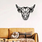BOĞA METAL DUVAR DEKORU 80 x 64