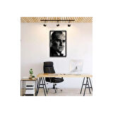 ATATÜRK PORTRE METAL DUVAR DEKORU 72 x 46
