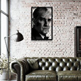 ATATÜRK PORTRE METAL DUVAR DEKORU 72 x 46