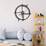 MİNİMALİST GEOMETRİK METAL DUVAR SAATİ 60 x 60
