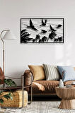 MODERN STİL KUŞLAR METAL DUVAR DEKORU TABLO