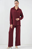 5858 Örme İkili Takım - Bordo