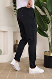 Erkek Casual Slim Fit Cord Desenli Kumaş Pantolon