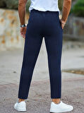Erkek Cepli Slimfit Atlas Pantolon
