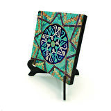 Cuma Cami Çinisi (İran)Baskılı MDF Masaüstlük