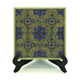 Cuma Cami Çinisi (İran)Baskılı MDF Masaüstlük