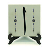 Elif HarfiYazılı MDF Masaüstlük