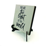 Matta 5:14 AyetiBaskılı MDF Masaüstlük