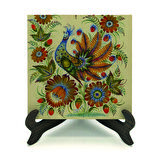 Tavus KuşuBaskılı MDF Masaüstlük