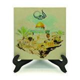 Kudüs Mescid-i AksaBaskılı MDF Masaüstlük