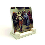 "Kahire’de Kafe’de Dans"  ResmiBaskılı MDF Masaüstlük