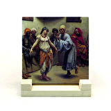 "Kahire’de Kafe’de Dans"  ResmiBaskılı MDF Masaüstlük