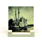 Ortaköy Camii (Fotoğraf, 1920’ler)Baskılı MDF Masaüstlük
