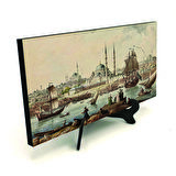 Eski İstanbul ManzarasıBaskılı MDF Masaüstlük
