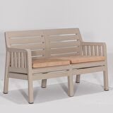Lara 2+1+1+S Bahçe Takımı Balkon - Bahçe - Teras Mobilyası / Cappucino