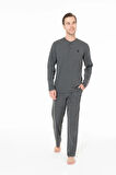 Erkek Kışlık Lisanslı Uzun Kol Pijama Takım 18959